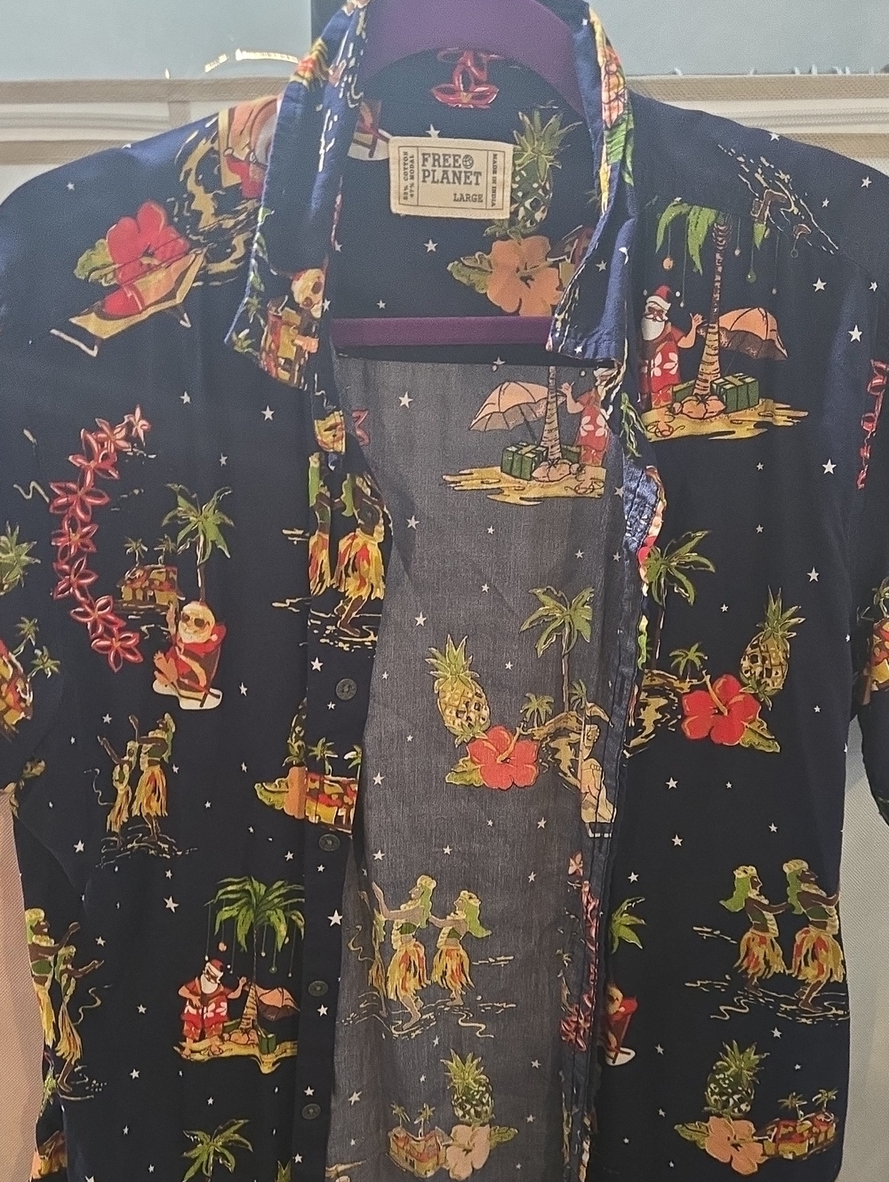 Christmas Aloha Shirt